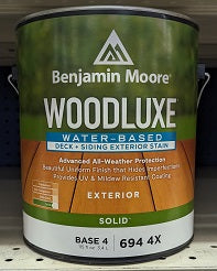 Woodluxe® Water-Based Deck + Siding Exterior Stain Solid 694